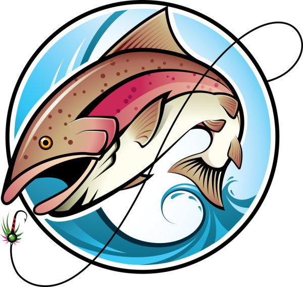Download Cartoon of Fishing design vector set 02 - Vector Cartoon ...