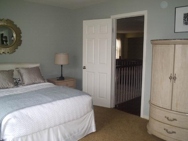 Blue Grey Colored Rooms - Home Interior House Interior