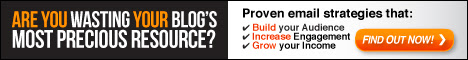 List Building for Bloggers: Proven email stategies that build your audience, increase engagement and grow your income. Launch pricing available thru May 23, 2011.