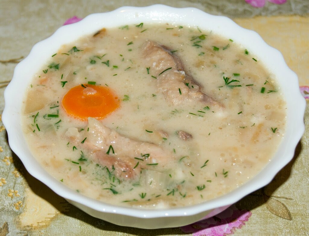 Жемайтский гусиный суп (литовская кухня)