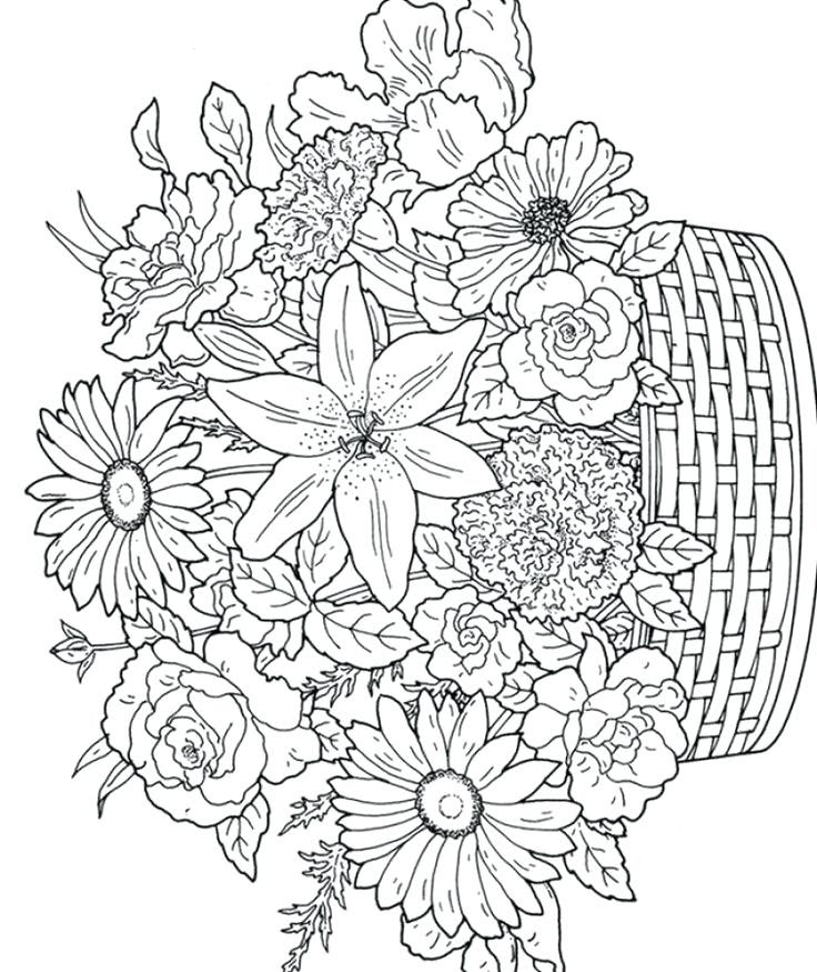 Download Spring Coloring Pages For Older Students at GetColorings.com | Free printable colorings pages to ...