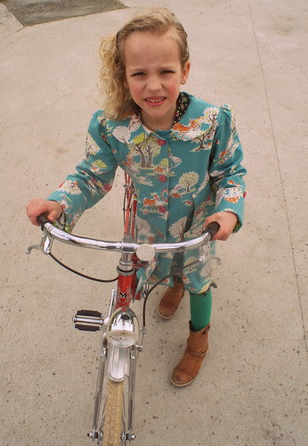 Nieuwe jas en nieuwe fiets