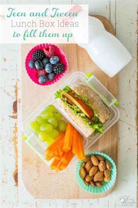 school lunch ideas fill teen tween