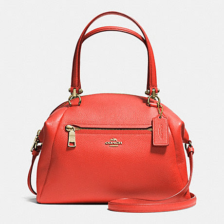 PRAIRIE SATCHEL IN PEBBLE LEATHER - COACH F34340 - LIWM3