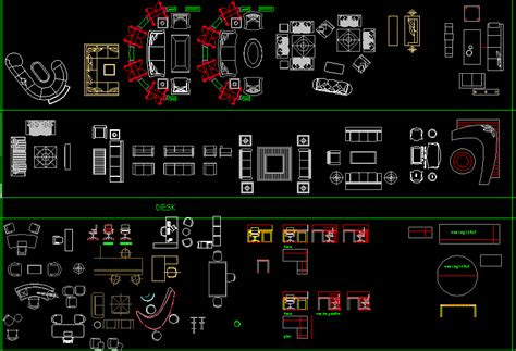 furniture blocks dwg block  autocad designs cad