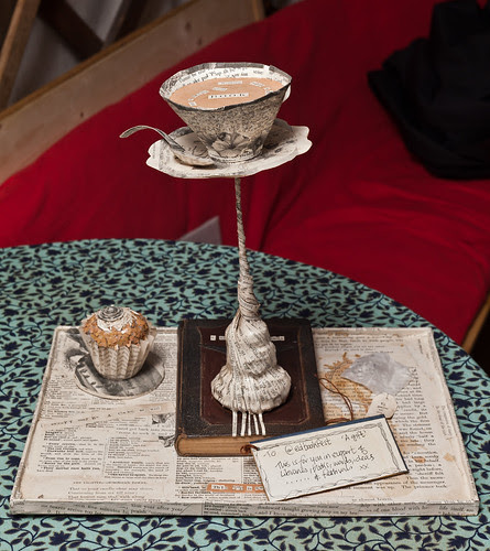 Mysterious paper sculptures