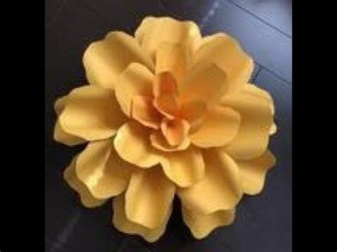  template 44 marigold part 1 paper flower youtube in 2021 paper