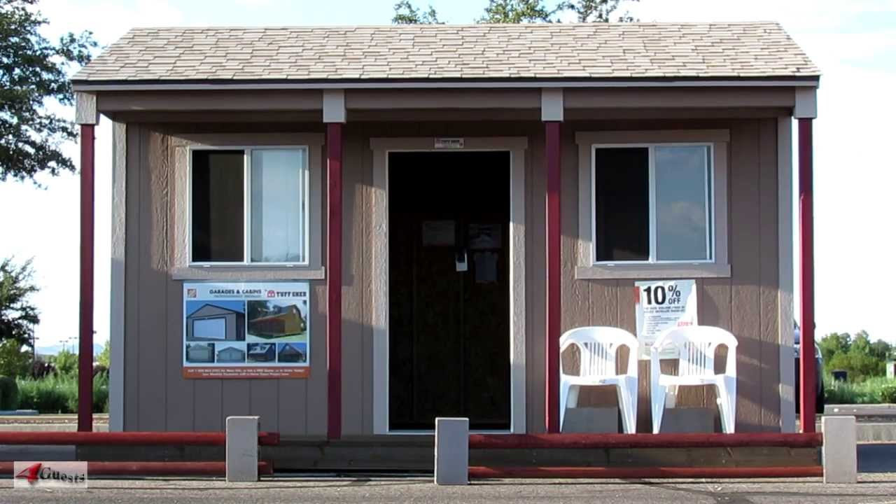 Tiny Home Living Idea ~ Tuff Shed - YouTube