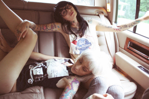 all I need is girls and tattoos.