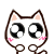 cute cat with cute eyes .. emoticon