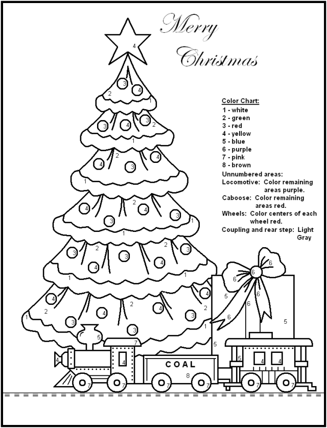 free printable christmas colournumbers  clip art library