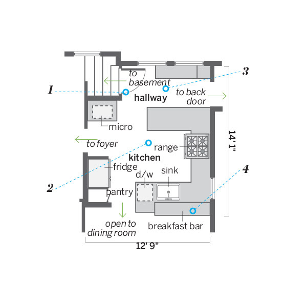 Floor Plan After: Efficiency Achieved | A Cozy Kitchen With More ...