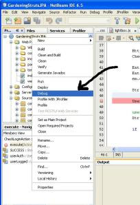 Pilih Debug