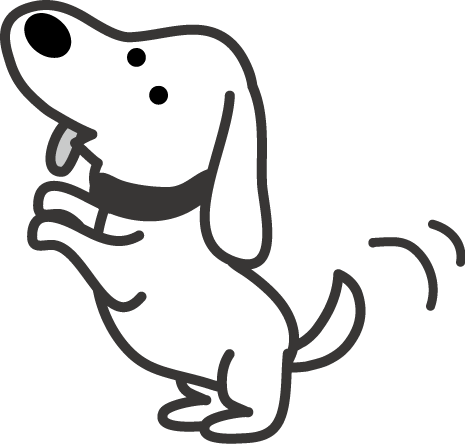 犬のイラスト 無料イラストフリー素材