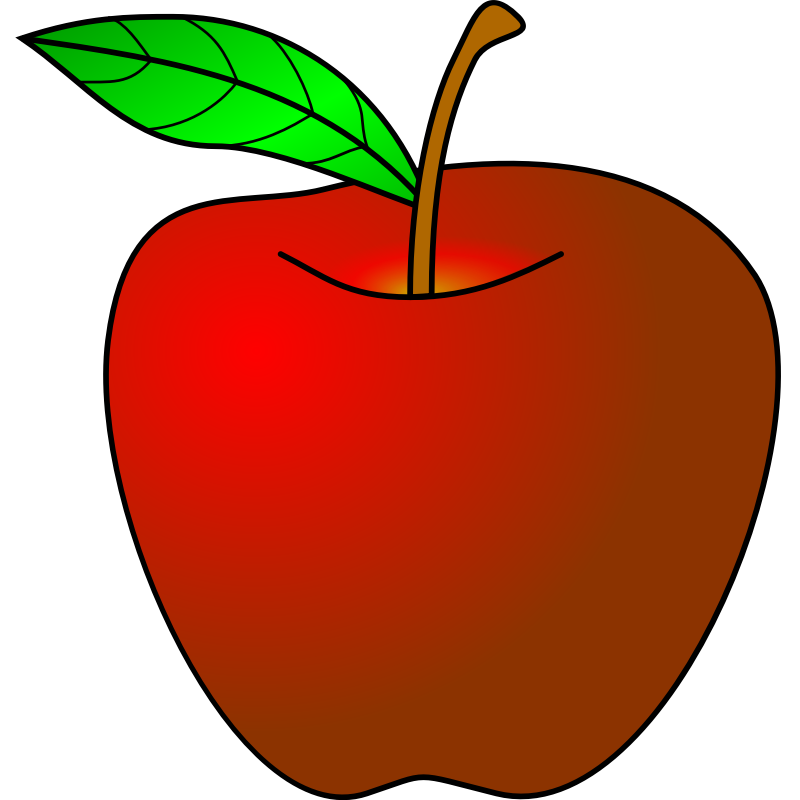 Download Apple Outline Clip Art - Cliparts.co