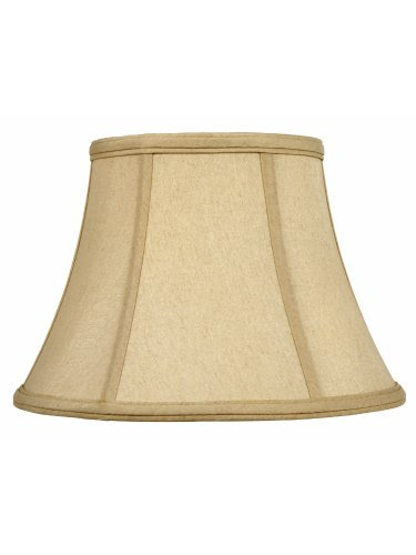 Silk Lamp Shade Tan Fits Swing Arm Lamps and Others Lampshade