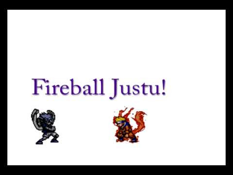 naruto shippuden sprites. Naruto vs. Sasuke sprite video