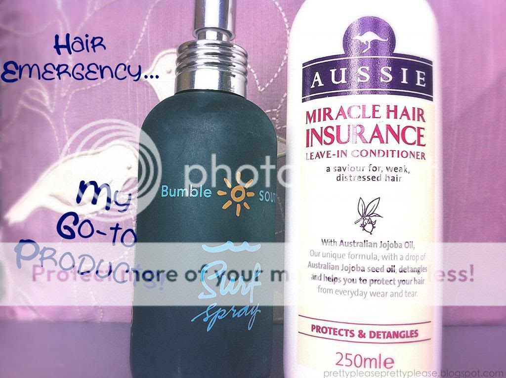 Emergency Hair Products: Surf Spray and Leave in Conditioner