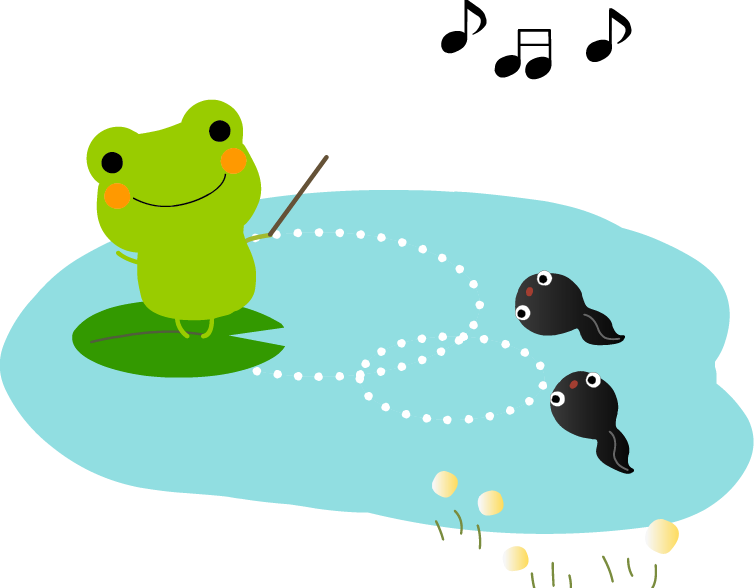 カエルイラスト 無料イラスト フリー素材2