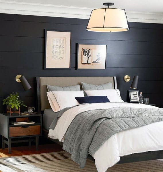 Top 50 Best Navy Blue Bedroom Design Ideas - Calming Wall ...
