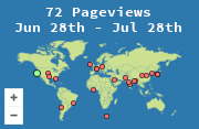 Locations of visitors to this page