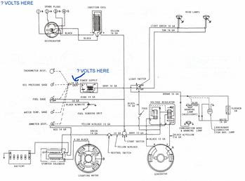 Mf 135 W Z 145 Gas Engine Wiring Diagram Tractorshed Com