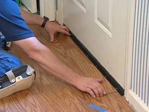 Laminate Flooring Installation --Undercutting Door Frames (Airbase