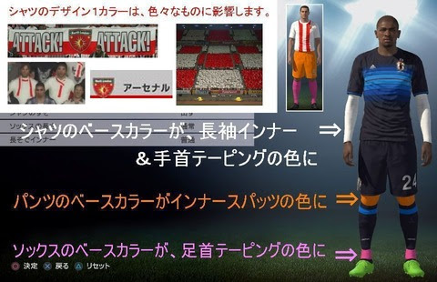 ウイイレ16 Ps4ユニフォーム ロゴkits導入方法 Ver 3 Kuma16 スクショ メモ帳 置き場