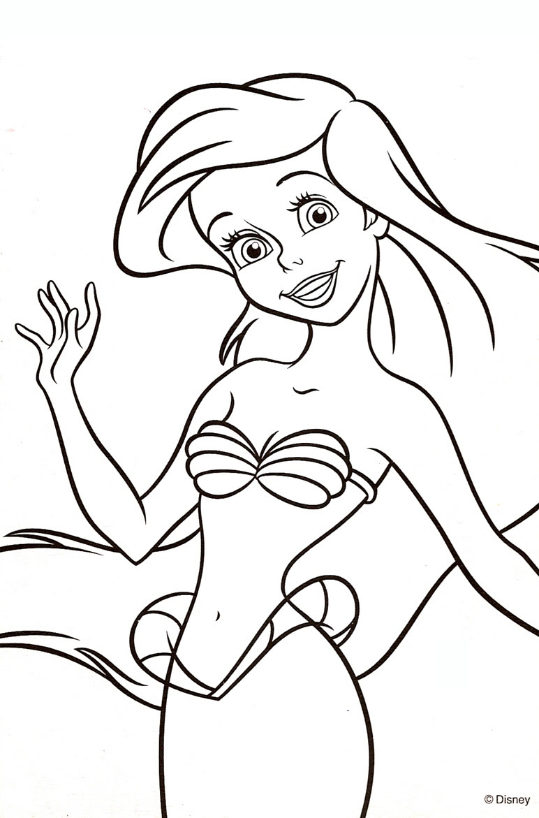 Disegni da colorare disney princess