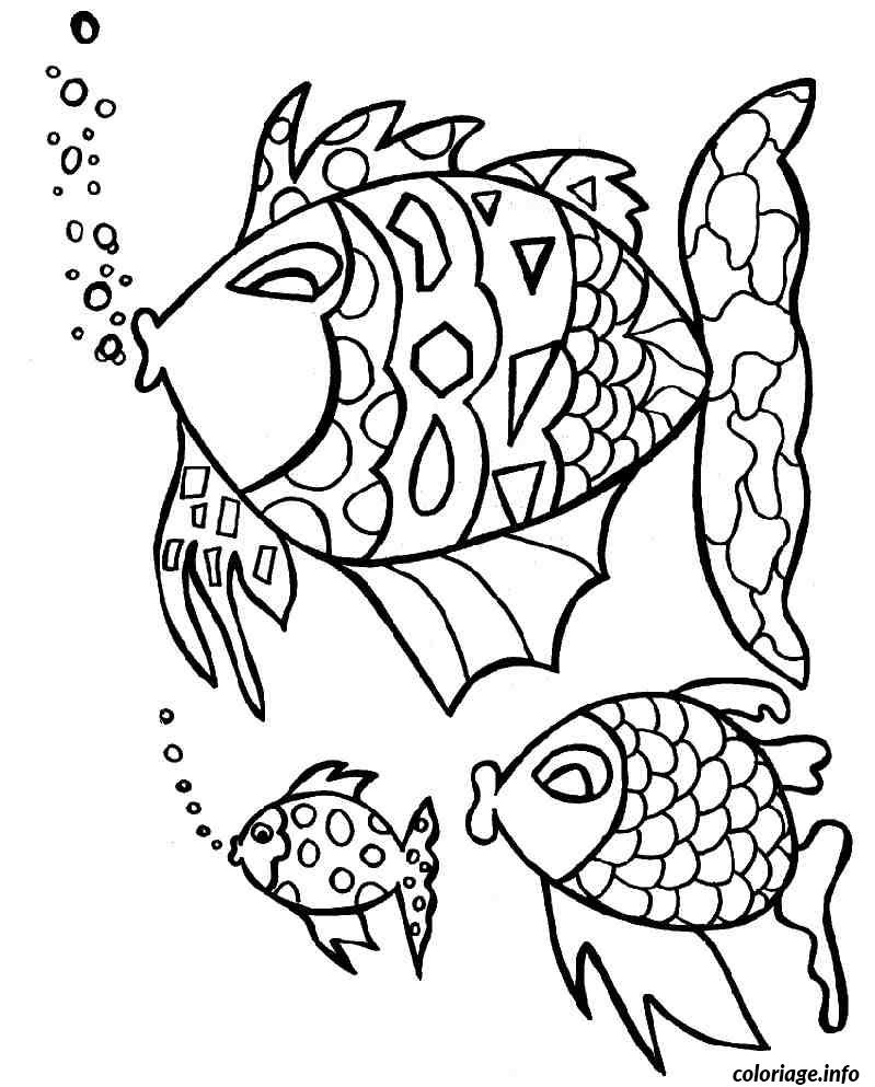 Coloriage Poisson 174 dessin