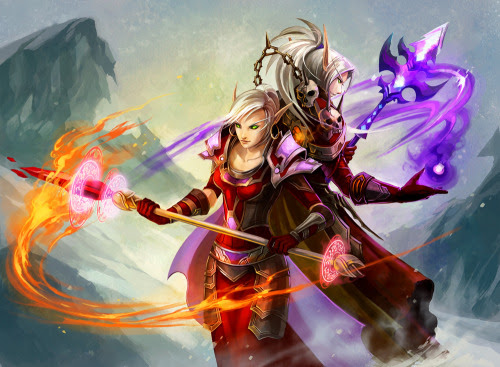 world of warcraft art blood elf. Tagged: world of warcraft,
