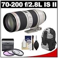 Canon EF 70-200mm f/2.8 L IS II USM Zoom Lens with Backpack Case