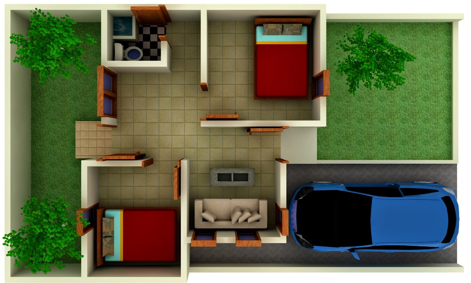 Renovasi Desain Rumah Minimalis Tipe 36 72 Renovasi Rumah