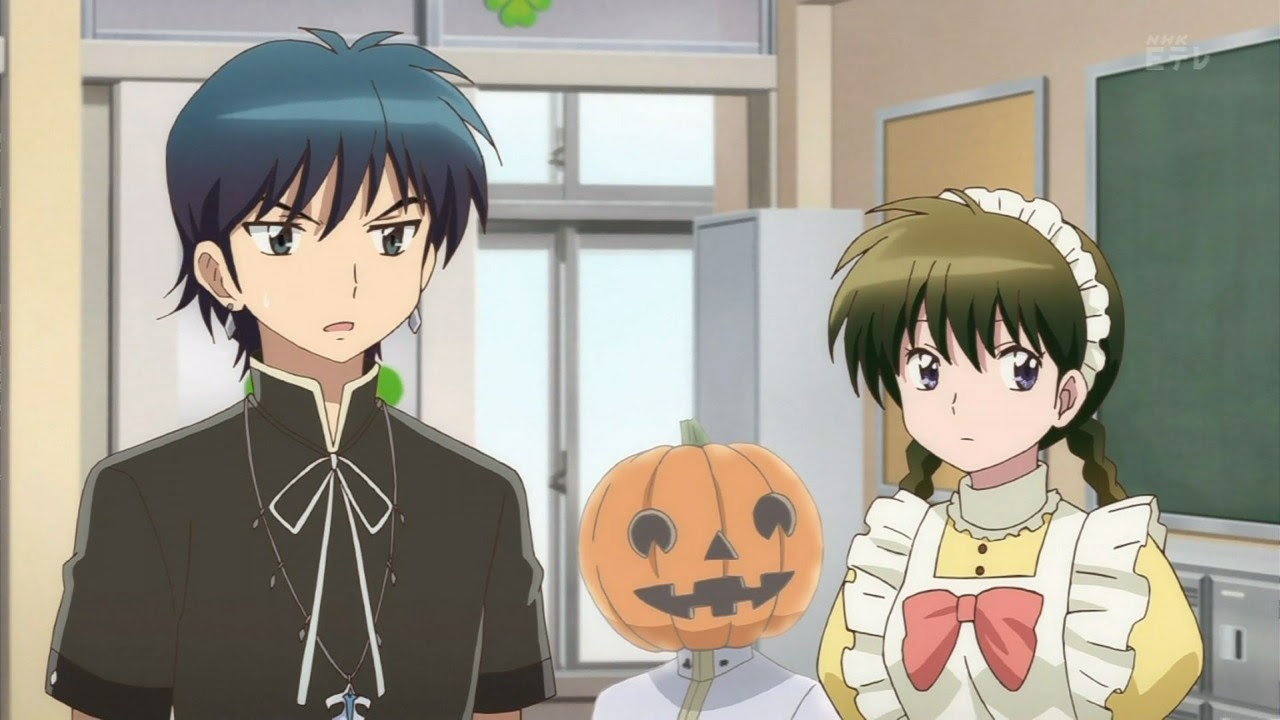 境界のrinne 第9話 カツラの無念とカボチャの誘惑 りんね メイド姿で堕魔死神退治 まこちゃん ねっと