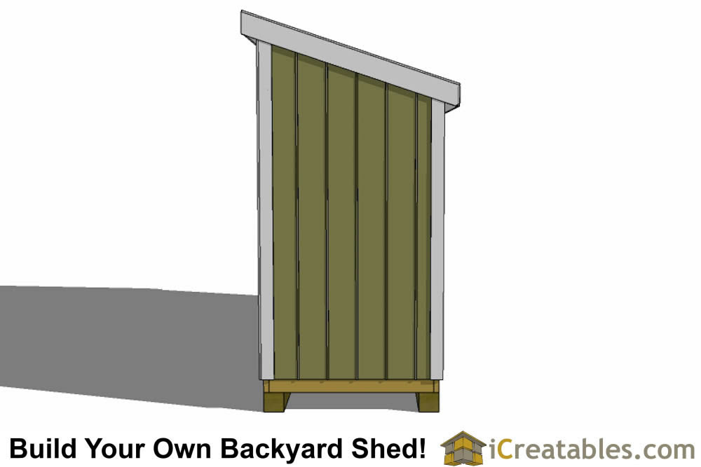 4x16 Lean To Shed Plans | 4x16 Storage Shed Plans