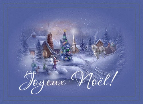 Carte Animee Joyeux Noel Orange8454