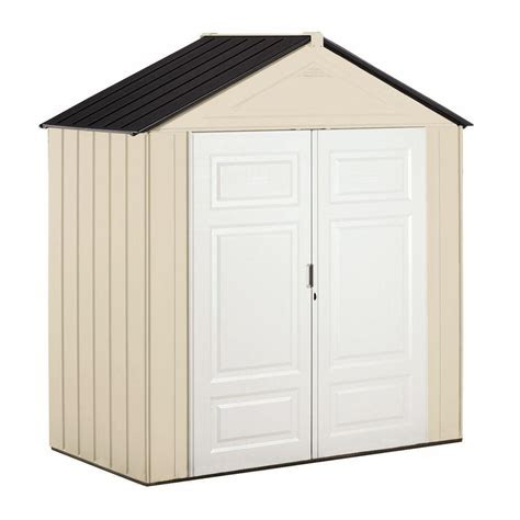 rubbermaid big max junior  ft     ft storage shed