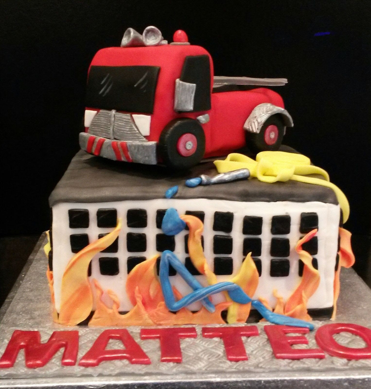 Gateau Camion De Pompier cook