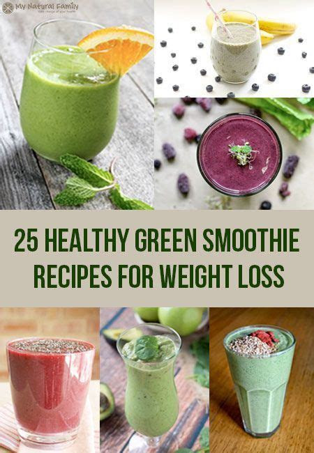 healthy green smoothie recipes weight loss