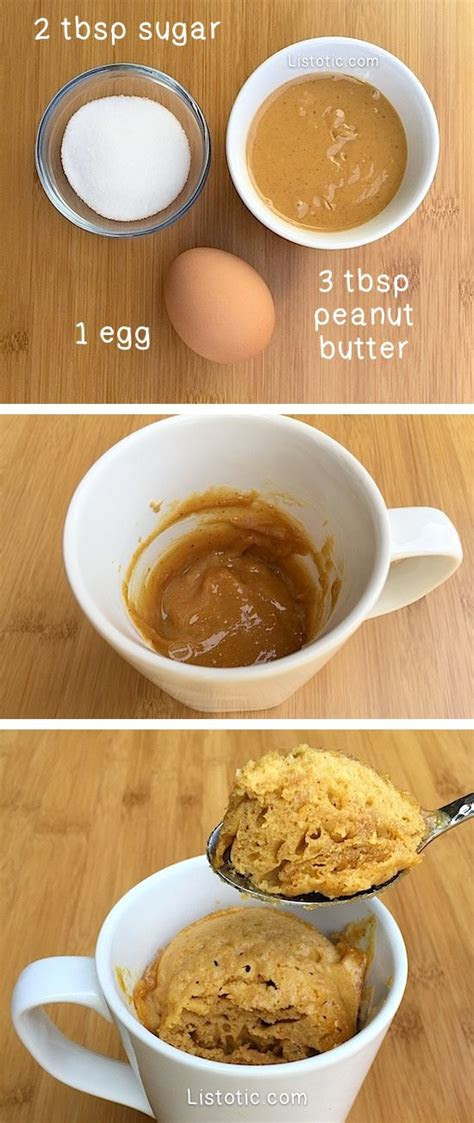 easy microwave peanut butter mug cake recipe