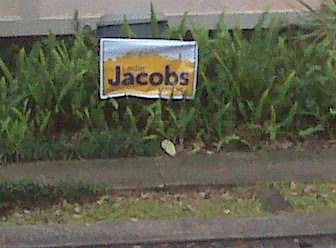 Leslie Jacobs sign