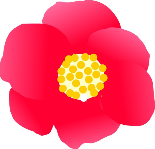 椿 ツバキ イラスト アイコン 無料