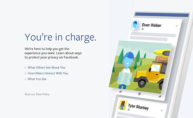 California-based Facebook has unveiled simplified privacy information on their site (screenshot shown), which uses infographics to explain how data is used by the social network. It also has step by step instructions for users to alter their settings