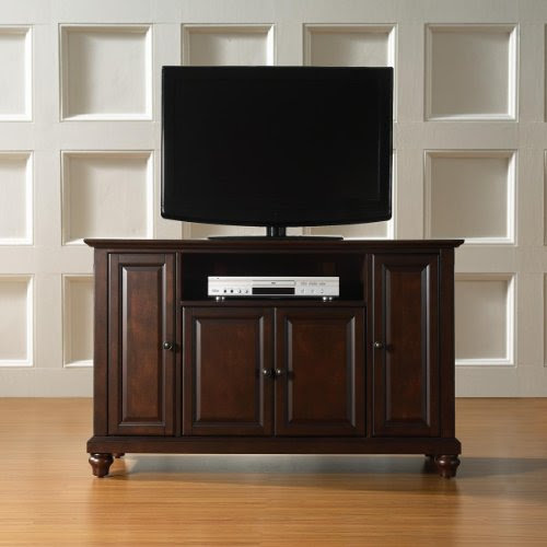 Crosley Furniture Cambridge 48-Inch TV Stand, Vintage Mahogany price
