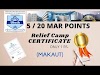 GET 5 TO 20 MAR POINTS ONLY 1 RS. | #MARPOINTS | West Bengal State Emergency Relief Fund CERTIFICATE or receipt