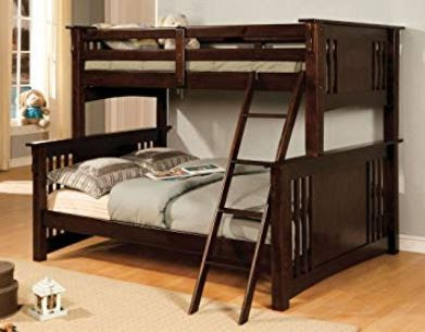 Letti A Castello In Legno Massello Per Adulti - Letto A Castello Con Estraibile In Legno Massello Gustavo 3 Con Cas