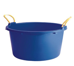 Round Plastic Tubs With Rope Handles in Mumbai ...