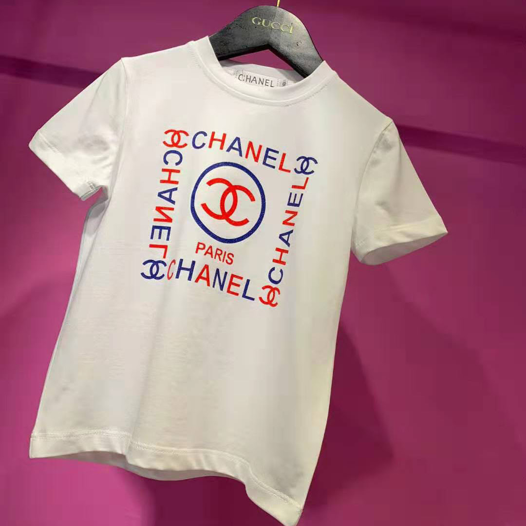 シャネル 子供服 夏 女の子 Chanel 子供服tシャツ 半袖 韓国風 可愛い 人気