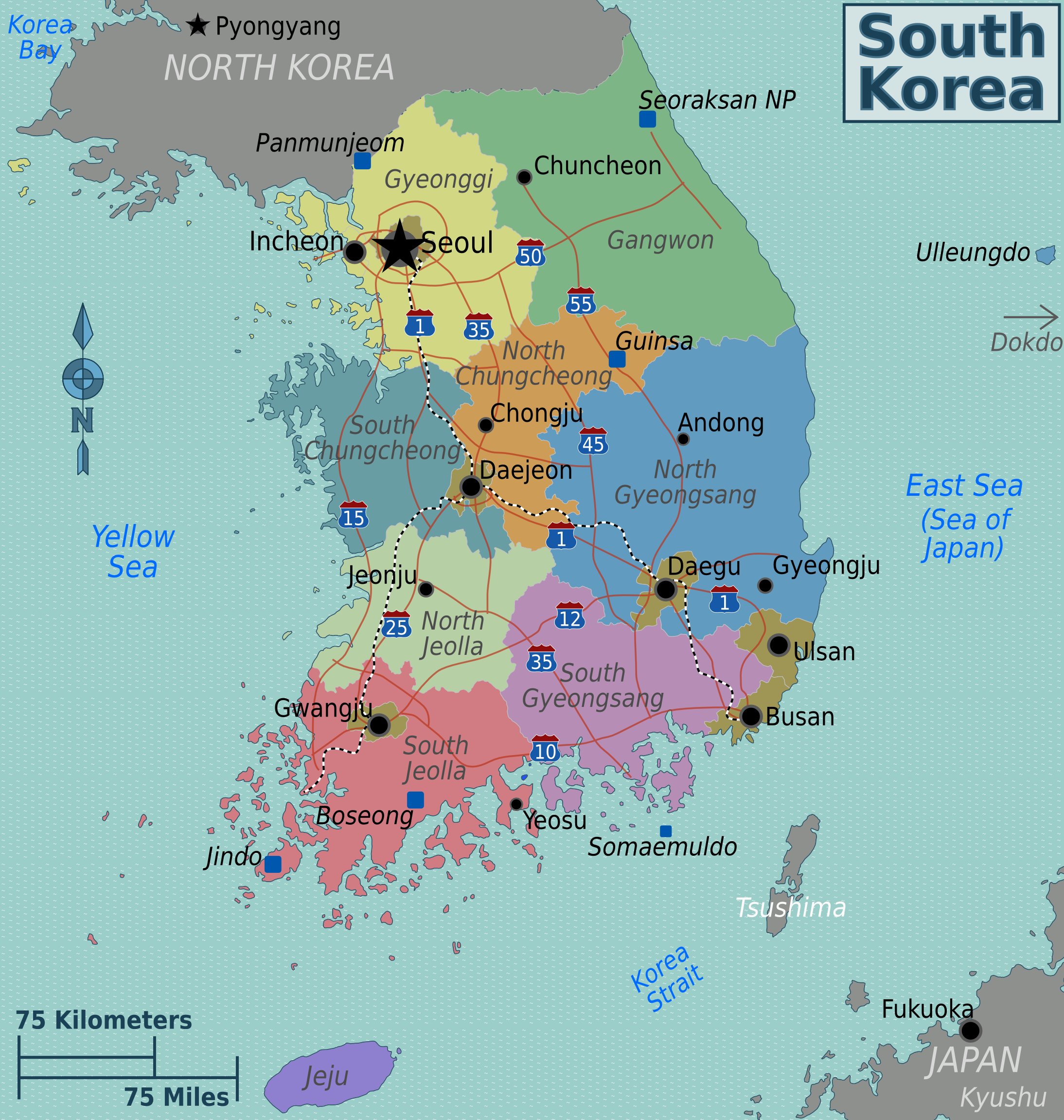 Intermezzo Peta Korea  Selatan  Musisi pun Menulis