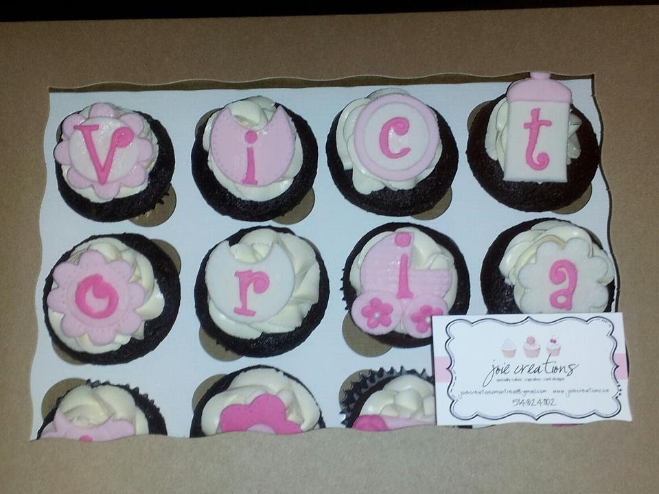 Baby Shower Cupcakes To Welcome Victoria S Arrival